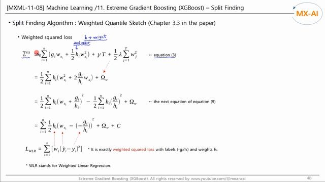 [MXML-11-08] Extreme Gradient Boosting (XGBoost) [8/9] - Weighted Quantile Sketch for Split Finding смотреть онлайн