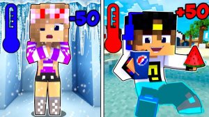 Майнкрафт но СЛОМАННЫЙ Мод на Жару и Холод в Майнкрафте Троллинг Ловушка Minecraft Евгенбро