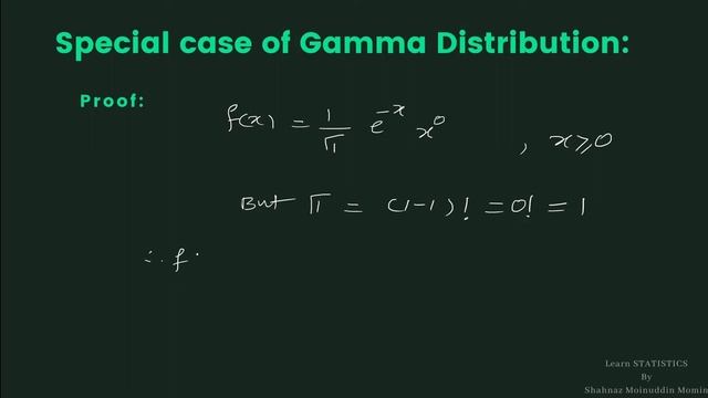Gamma Distribution/Relation between Gamma & exponential Distribution/Special case of gamma Dist. смотреть онлайн