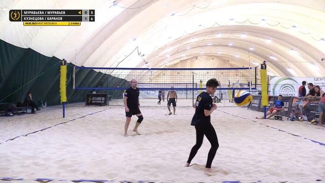 Четвертьфинал: Муравьева / Муравьев VS Кузнецова / Баранов | MIXT MEDIUM A - 04.03.2023 смотреть онлайн