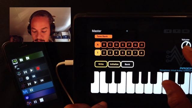 Space Vibe And Argon Synth IPad LIVE Jam With Commentary │ Argonis - HaQ AttaQ
