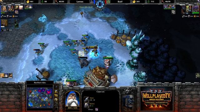 Паладину новые базы не нужны: Lemes (Hum) vs KraV (Ud) Warcraft 3 Reforged смотреть онлайн