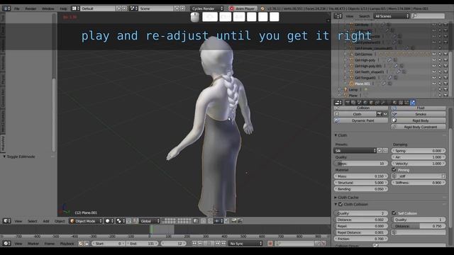 Cloth Simulation Workflow in Blender смотреть онлайн