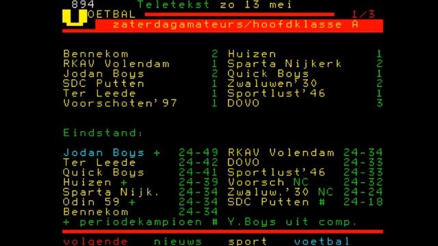 Volendam - Sparta Nijkerk смотреть онлайн
