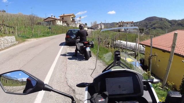 Con l' X-Cape 650 a Valdobbiadene, Pianezze e Monte Cesen vista neve смотреть онлайн