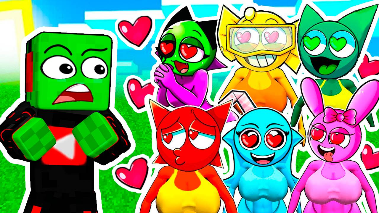 100 ФАНАТОК СПРУНКИ ДЕВУШЕК ПРИЗНАЛИСЬ МНЕ В ЛЮБВИ В МАЙНКРАФТ смотреть онлайн