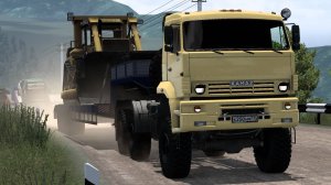272 / ETS2 1.53 / Суровая Россия Забайкалье «R7» / КАМАЗ 65225 БАТЫР / Из Кемерово на Восток!