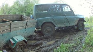 Коп металлолома с элементами оффроуда.