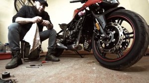 Замена масла на VOGE 300RR