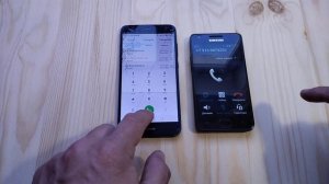 Incoming Call Huawei P10 lite and Samsung S2