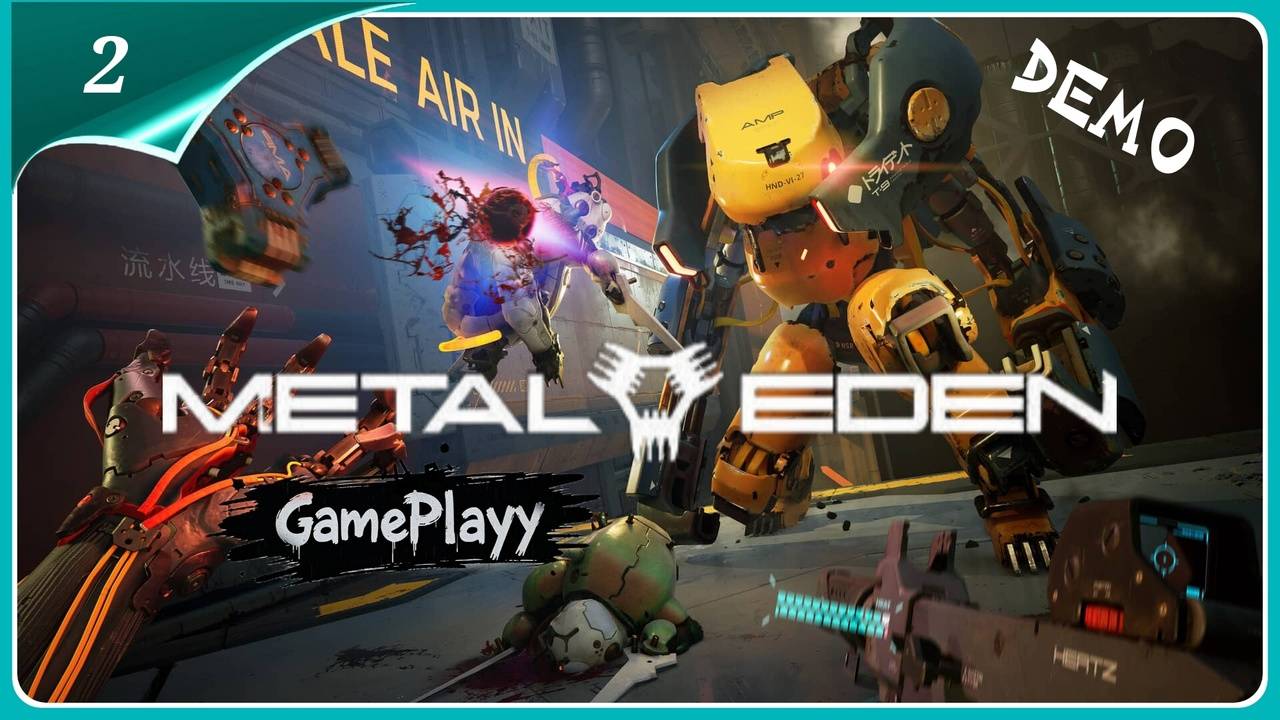 METAL EDEN — это ультра-динамичный шутер в духе DOOM Eternal и Painkiller смотреть онлайн