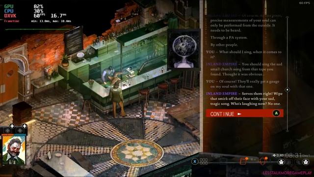 STEAM DECK - DISCO ELYSIUM GAMEPLAY + PERFORMANCE смотреть онлайн