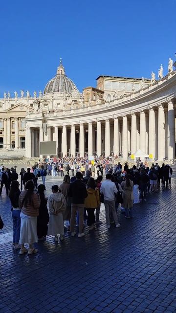 2024 Рим Ватикан очередь в собор Святого Петра
