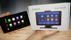 УНИВЕРСАЛЬНЫЙ МОНИТОР С CARPLAY И AA / Digma Smartplay 600
