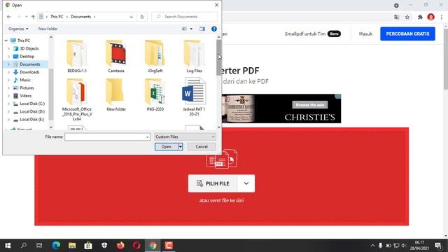 CARA MERUBAH/KONVER FILE Ms. WORD KE PDF DENGAN CONVERTER PDF ONLINE