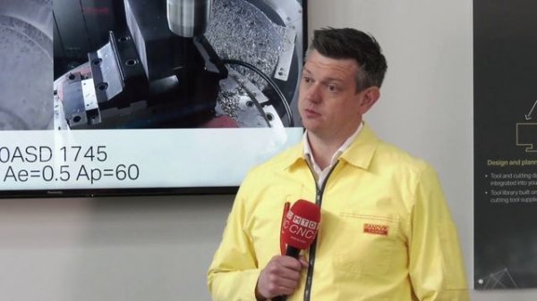 Sandvik Coromant present 2F380 high feed side milling tool for titanium machining.