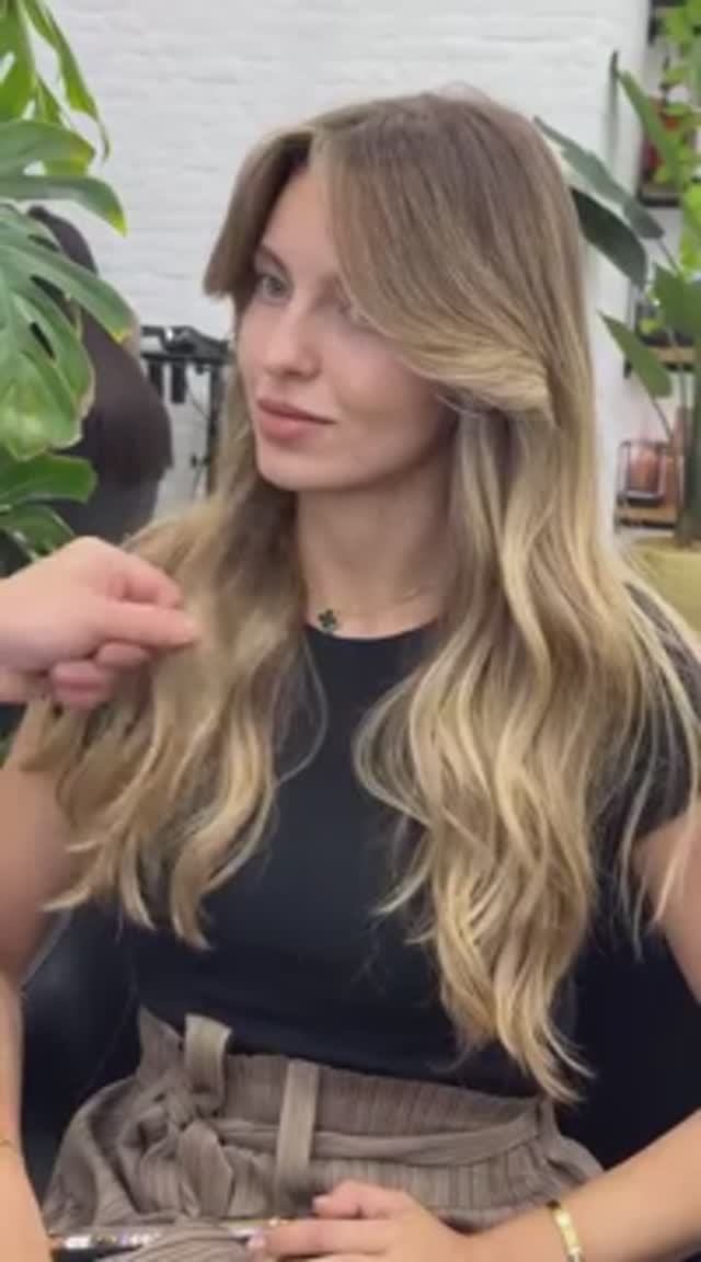 Стрижка и окрашивание длинных волос!👍 смотреть онлайн