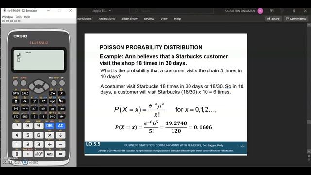 USING SCIENTIFIC CALCULATOR FOR DISCRETE PROBABILITY DISTRIBUTION смотреть онлайн
