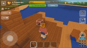 Рыжик построил пирс для кораблей в Блок Крафт 3Д (Block Craft 3D). В гостях у Рыжика