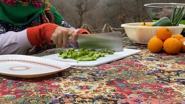 Village Lifestyle of Iran | Homemade Bread and Chicken liver recipe смотреть онлайн