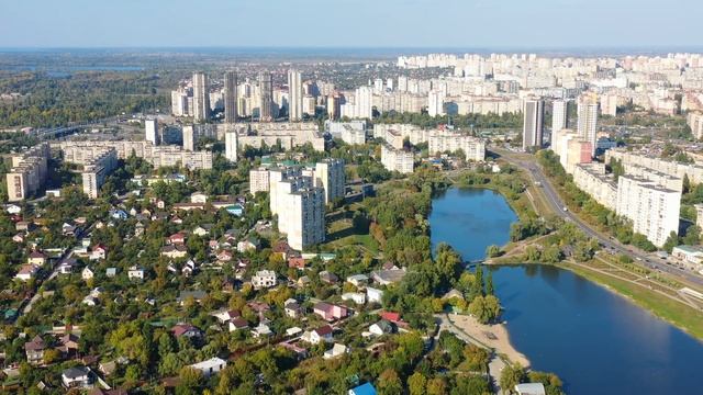 02.10.2021. Подольско-Воскресенский мост. Podilsko-Voskresensky bridge. Kyiv. 4K смотреть онлайн