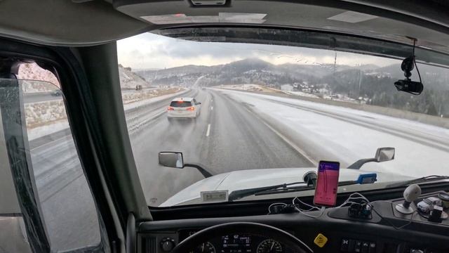 truck driver pov USA 5K Utah passing the canyon #truckdriver смотреть онлайн