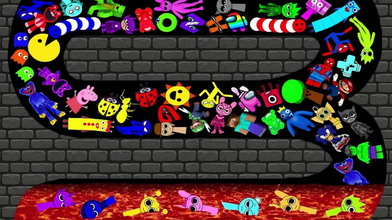 День выживания Стикмена в Лаве. Спрунки, Соник против Муравьев, Майнкрафт против Пакмана смотреть онлайн