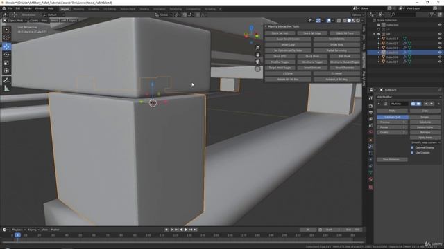 003 Modeling Our Pallet Part3 смотреть онлайн