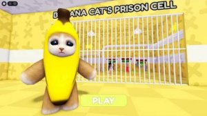 BANANA CAT'S PRISON RUN! Obby в РОБЛОКС gameplay Walkthrough