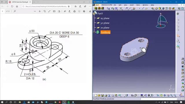 CATIA solid modelling part 5 смотреть онлайн
