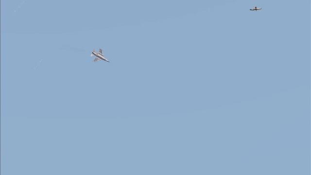 At the moment! The world was shocked when Russian SU-57 jets destroyed all NATO F-16 aircraft right смотреть онлайн