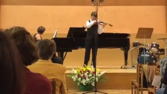 Kai Orlinov performs Wieniawski - Fantasy Faust for violin and piano смотреть онлайн