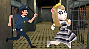 Прохождение игры побег пацана из тюрьмы 👮🚓🏃