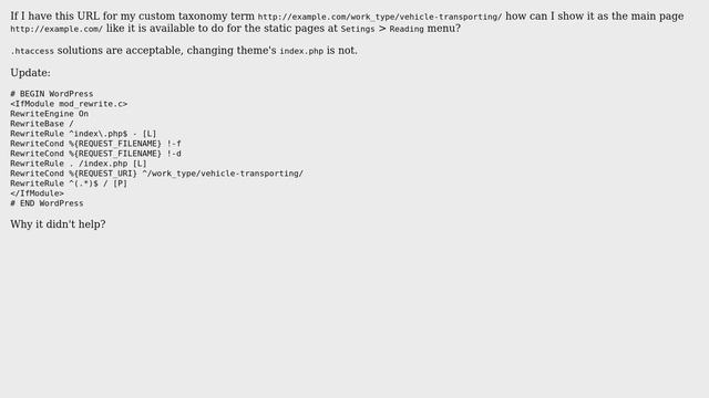 Wordpress: How can I make front page to display custom taxonomy page? (2 Solutions!!) смотреть онлайн