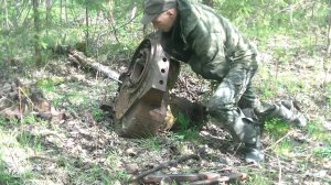 Любой ценой забрать МЕТАЛЛ! Ночь в лесной хижине. Нашел вахту лесорубов.