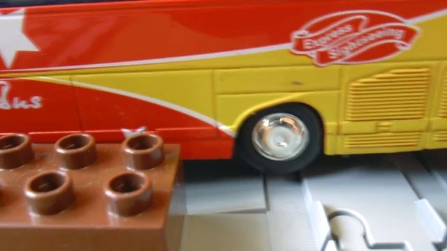 Машина Поезд игрушки видео для детей Автобус смотреть онлайн