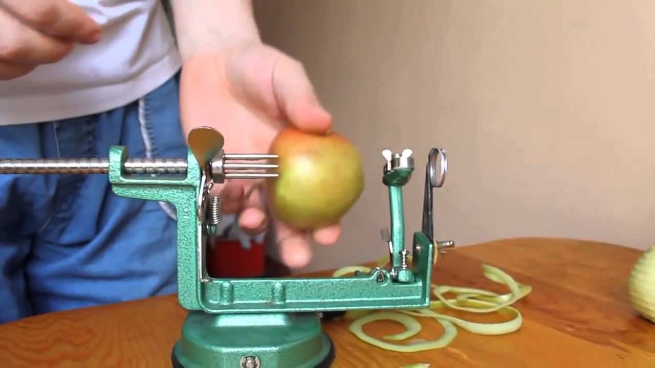 Яблокорезка Apple Peeler с присоской смотреть онлайн
