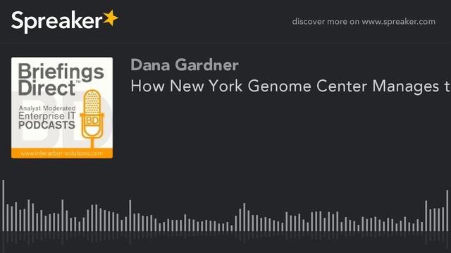How New York Genome Center Manages the Massive Data Generated from DNA Sequencing смотреть онлайн