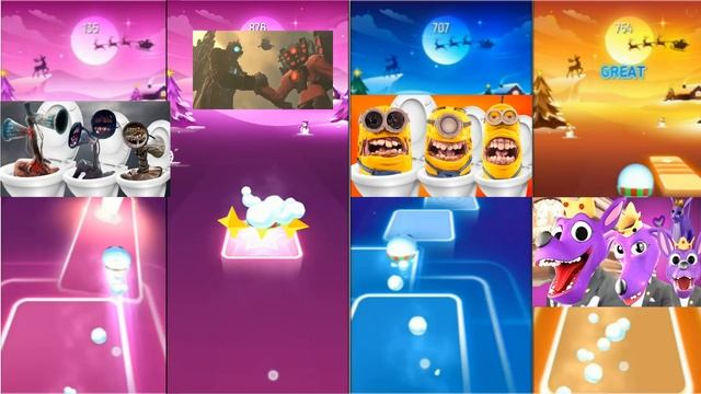 SIREN HEAD & SKIBIDI TOILET & MINIONS EXE & QUEEN BOUNCELIA 🎶 CHOOSE THE BEST ONE YOURSELF смотреть онлайн