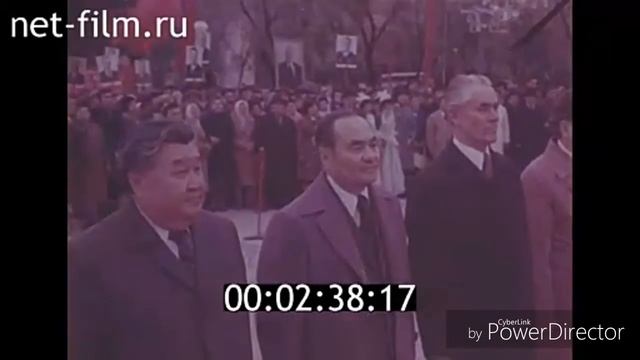 Открытие бюста Кунаеву Д.А. (1978)- гимн СССР смотреть онлайн