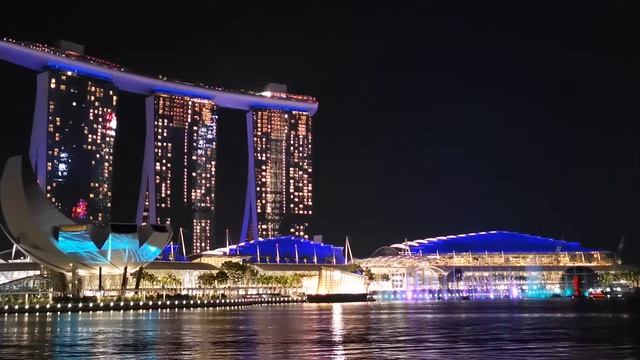 Сингапур Марина Бей Лазер-шоу смотреть онлайн