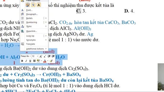ÔN TẬP HÓA HỌC 12: KHTN PHẦN 3 - THẦY BÙI VĂN THỦY смотреть онлайн