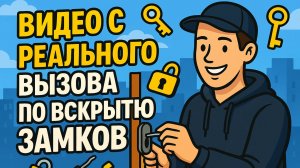Потеряли ключи от квартиры — вскрытие без повреждений замка 🔑