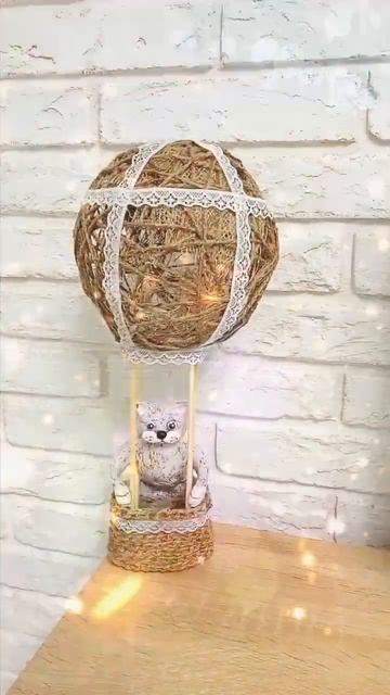 Декор из пластиковой бутылки и джута #декор #поделки #diy #хобби #хендмейд #органайзер #светильник смотреть онлайн