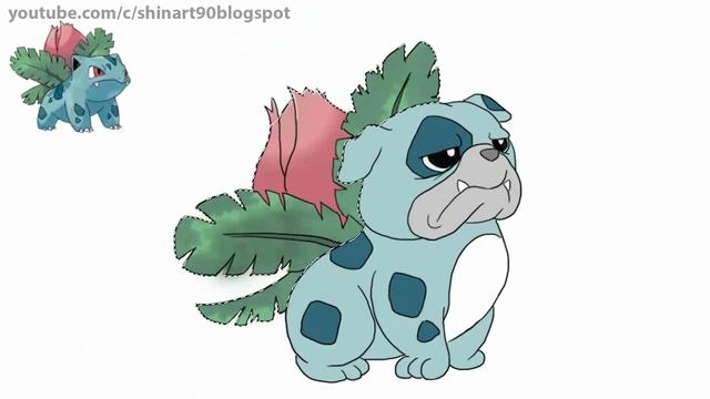 All Gen 1 Starter Evolutions as Dogs | Pokemon Gen 8 Fanart смотреть онлайн