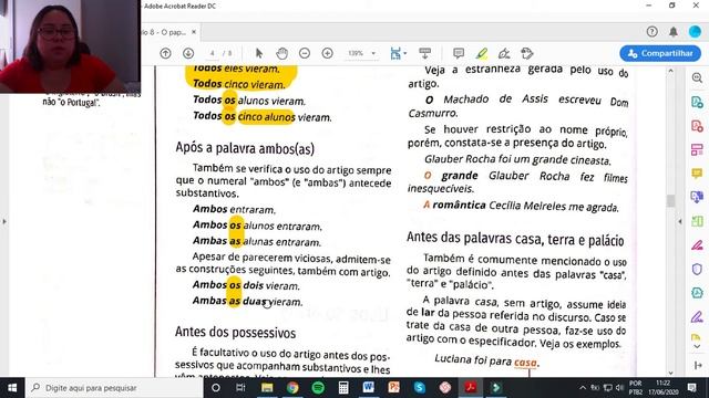 PROF.ª AMANDA - Capítulo 8: O papel do artigos e numerais смотреть онлайн