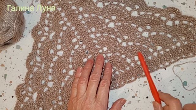 Всего из одного моточка пряжи//красивый бактус крючком смотреть онлайн