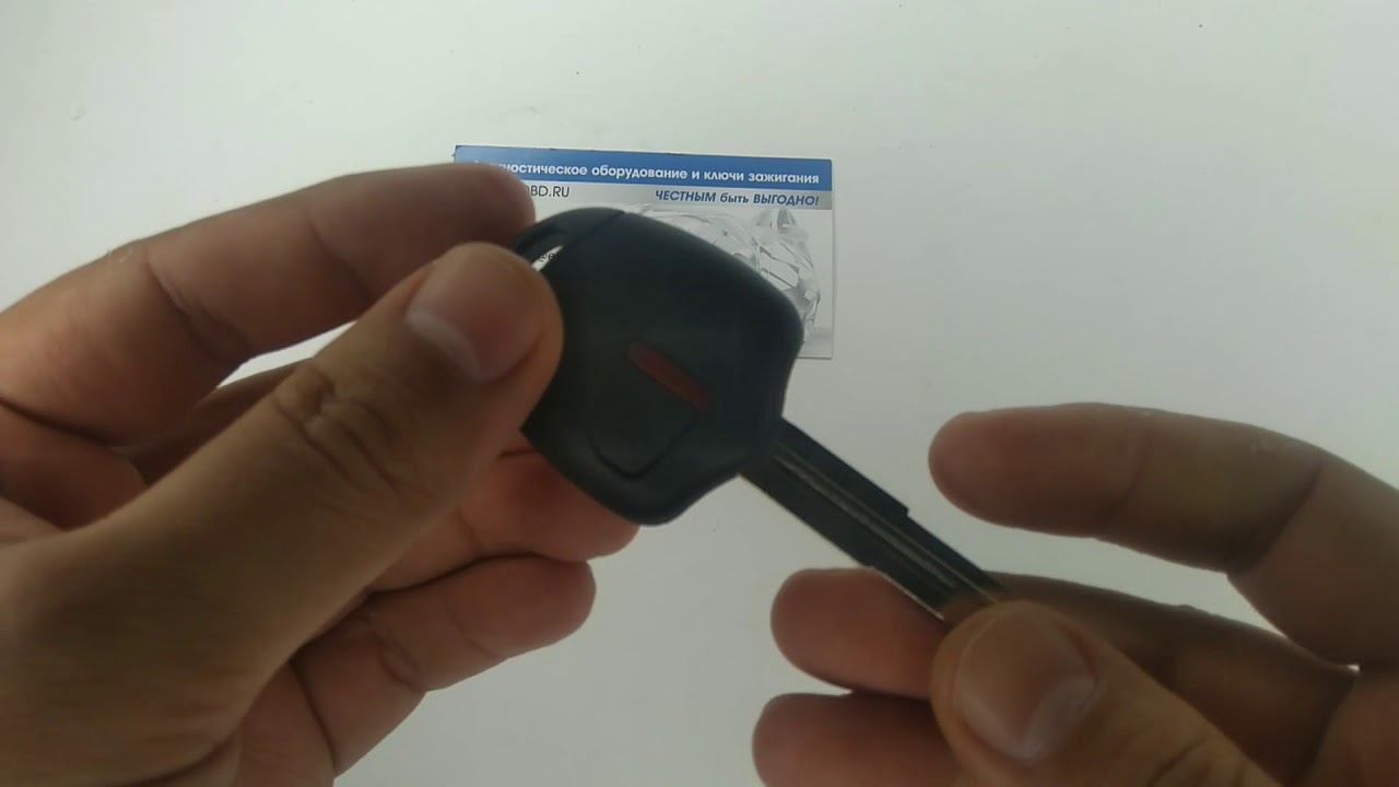 Ключ Mitsubishi 2 кнопки MIT8 с ДУ 315 MHz смотреть онлайн