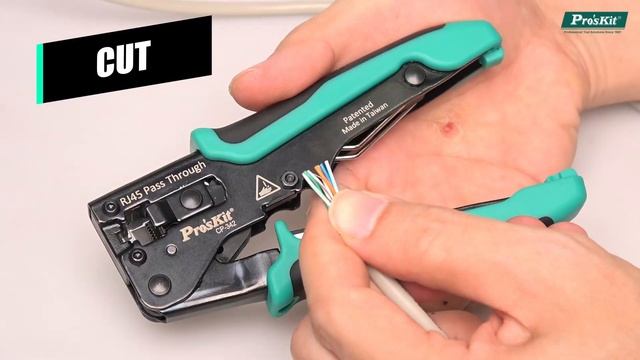 Pro'sKit CP-342 End Pass Through Mini Crimper