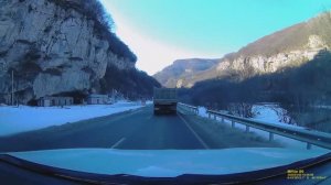 Дорога от Пятигорска до Чегемского ущелья. Чегемские водопады.